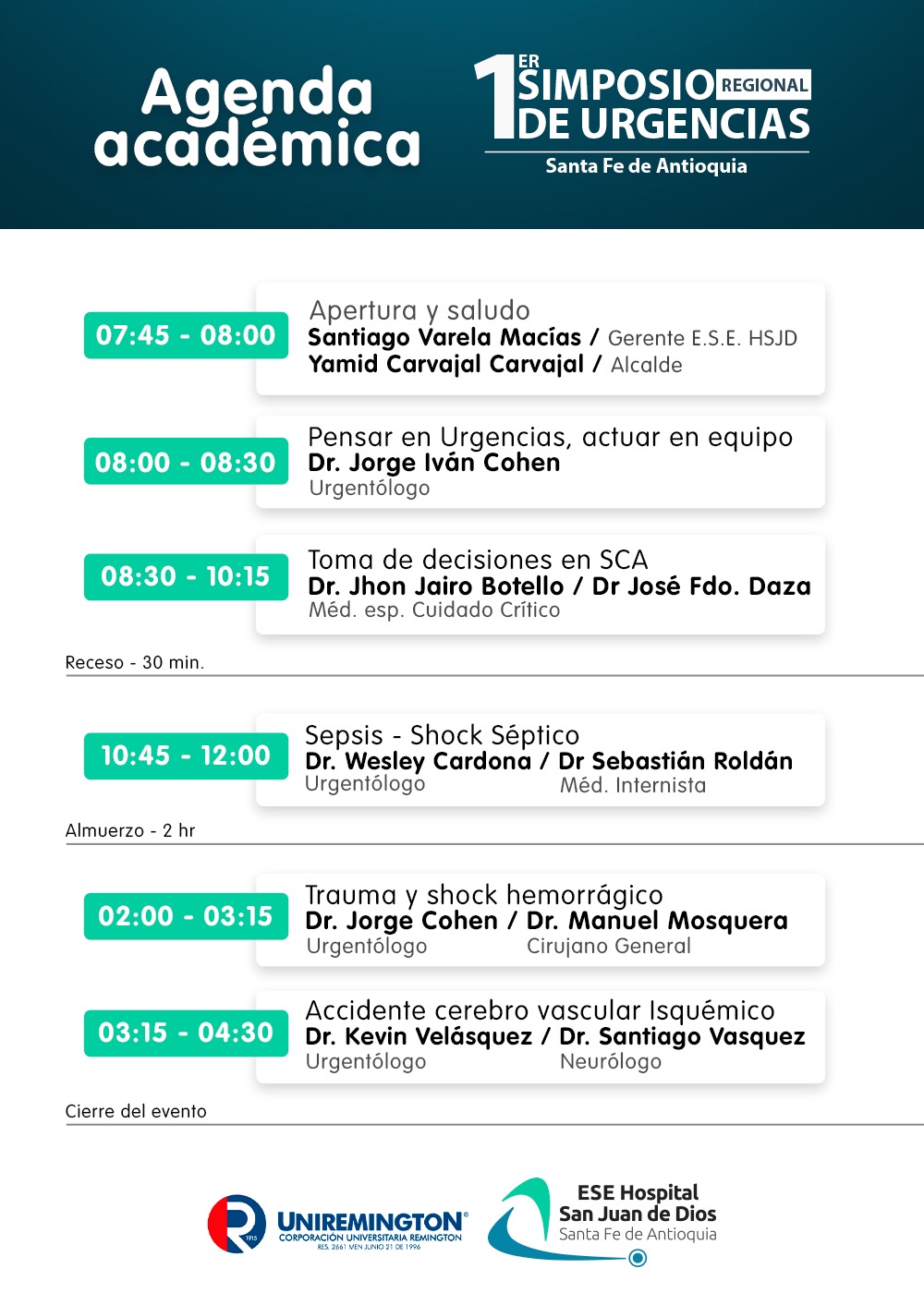 Programacion simposio Programacion simposio