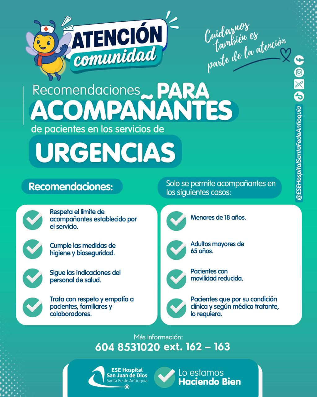 Acompañantes en urgencias